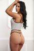 1pc Sheer Teddy with Embroidery