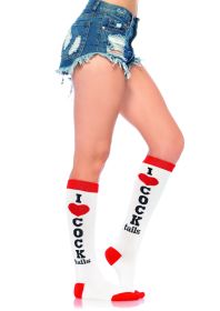 Cocktails Knee High Socks