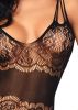 Strappy Rose Lace Suspender Bodystocking