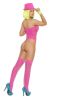 3 Piece Pot Hole Bandeau Top Set