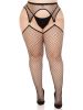 Kya Net Garter Belt Stocking
