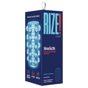 Rize Switch Glow In The Dark Self Lubricating Stroker Clear