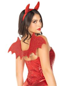 2 Pc Devil Kit, Includes Wings and Headband