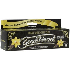 Goodhead   Oral Delight Gel   4 Oz Tube   French  Vanilla