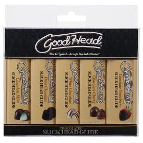 GoodHead Slick Head Glide Chocolate 1oz 5Pk