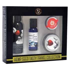 Earthly Body Hemp Seed Tasty Travel Collection Strawberry
