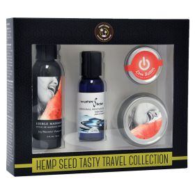 Earthly Body Hemp Seed Tasty Travel Collection Watermelon