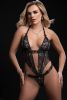 One Piece Open Front Halter Teddy