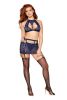 Bralette With Garter Skirt and G