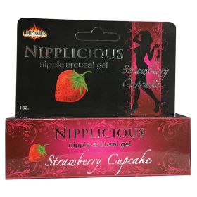 Nipplicious Arousal Gel Strawberry 1oz