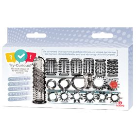 Try Curious Cock Ring and Sleeve Set of 15