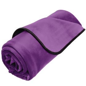 Liberator Fascinator Travel Throw Velvish Aubergine