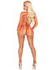 3 Pc Zig Zag Net Bikini Top, Boyshorts and Shrug O/s