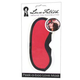 Lux Fetish Peek A Boo Love Mask