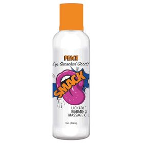 Smack Warming Massage Oil Peach 2oz