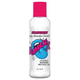 Smack Warming Massage Oil Strawberry 2oz