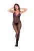 Whispered Lace Fishnet Bodystocking