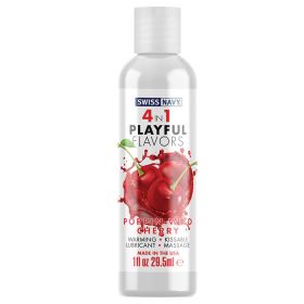 Swiss Navy 4 In 1 Playful Flavors Poppin Wild Cherry 1oz