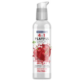 Swiss Navy 4 In 1 Playful Flavors Poppin Wild Cherry 4oz