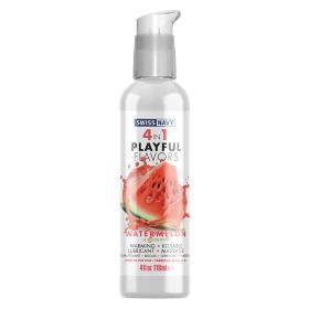Swiss Navy 4 In 1 Playful Flavors Watermelon 4oz