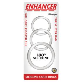 Enhancer Silicone Cock Rings Clear