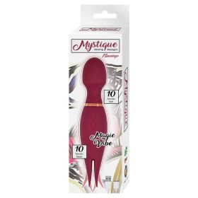 Mystique Vibrating Massagers Magic Wand Eggplant