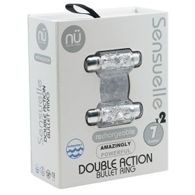 Sensuelle 7 Function Double Action C Ring Clear