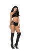 Opaque Bralette and Booty Shorts With Cut Out Detailing
