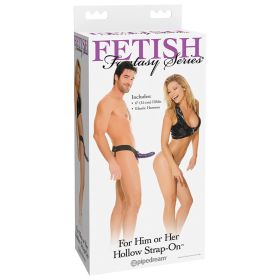 Fetish Fantasy For Him Or Her Hollow Strap On Purple 6