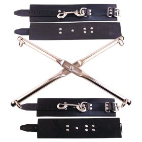 Rouge Group Rod Hog Tie With Leather Wrist and Ankle Cuffs