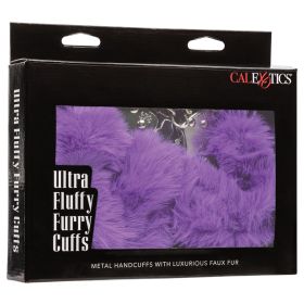 Ultra Fluffy Furry Cuffs Purple