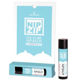 Sensuva Nip Zip Ice Cube Nip Balm Strawberry Mint