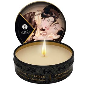 Shunga Mini Massage Candle Intoxicating Chocolate 1oz