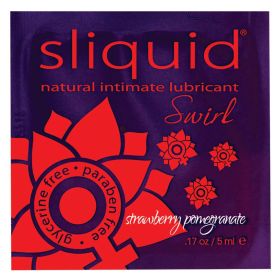 Sliquid Swirl Foil Packet Strawberry Pomegranate