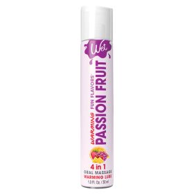 Wet Warming Fun Flavors Passion Punch 4 In 1 Lubricant 1oz