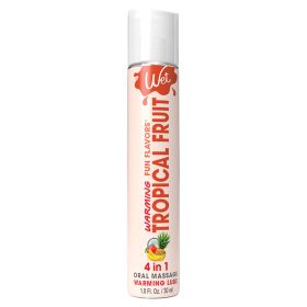 Wet Warming Fun Flavors Tropical Explosion 4 In 1 Lubricant 1oz