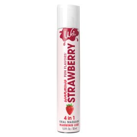 Wet Warming Fun Flavors Strawberry 4 In 1 Lubricant 1oz