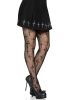 Worship Me Cross Net Tights