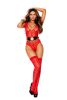 Chevron Striped Teddy and Matching Stockings