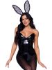 Ruffle Trimmed Bendable Lace Bunny Ears