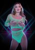 2pc Gid Long Sleeve Croptop and Panty Set