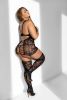 Curvy Ella Fishnet Body Stocking