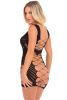Vertical Hold Open Mini Dress