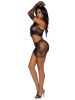 2 Pc. Strappy Lace Tube Dress and Gloves