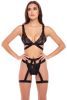 3 Pc. Straps and Garters Bra Set