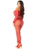 Red 2pc Croptop and Footless Tights