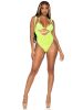 2 Pc. Rhinestone Wrap Around Bikini Top and Suspender Body Suit