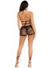 2 Pc Mary Jane Wrap Around Bra Top and Boy Shorts