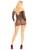 Seamless Heart Net Mini Dress