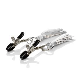 Nipple Play Playful Tassels Nipple Clamps (Option: Silver)